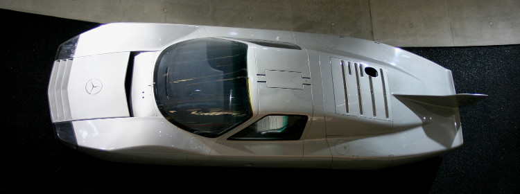 Mercedes C111-3 von oben